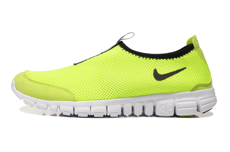 nike 3.0 chaussures de course de femmes libres nouveau noir jaune (6)